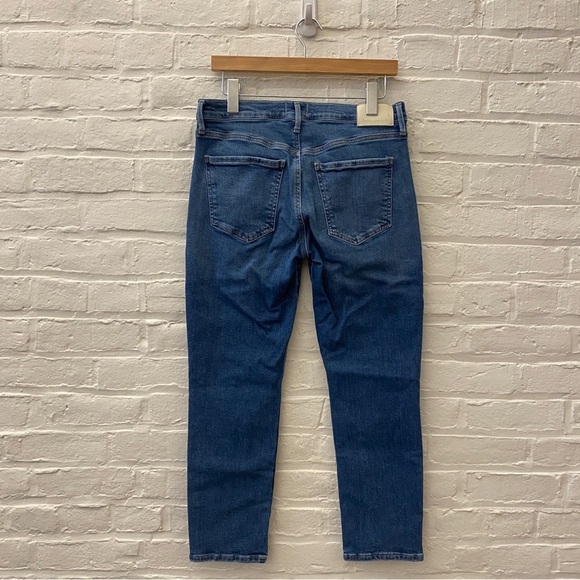 Citizens of Humanity || Ella Mid Rise Slim Jeans in Sundial Blue 29 - Picture 4 of 11